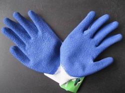 5 Yarn Crinkle Latex Coated Gloves