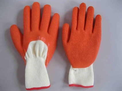 3/4 Crinkle Latex Coated gloves
