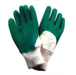 Interlock Lined Crinkle  Latex Coated Gloves