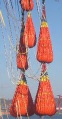 Filled Water Bags to Weight for Crane Test