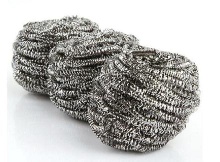 Kitchen Stainless Steel ScourerCleaning ScrubberMetal Scouring Pad