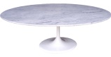 Eero Saarinen Style Marble Oval Tulip Table