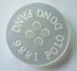 polyester button
