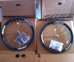 New Zipp 303 FireCrest Carbon Clincher CCL Wheelset 700c Road Wheels BLACK 2012