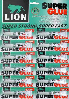 super glue 12tube/pc