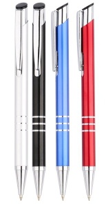 Aluminum ball pen; metal barrel pen with hosepipe