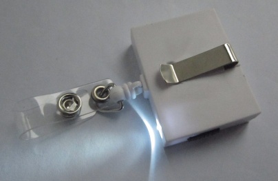 LED retractable yoyo badge reel, ID card holder