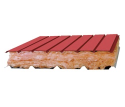Glasswool/ Rockwool Insulation Sandwich Board