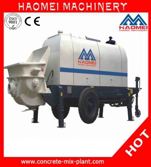 HBT60 80 concrete trailer pump