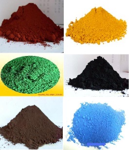 iron oxide red/yellow/green