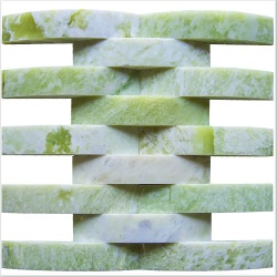 3D Green Jade mosaic tiles