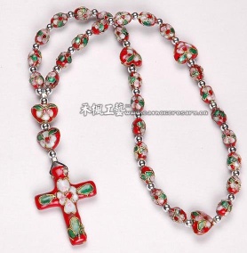 Cloisonne Anglican Rosary.beads rosary,children rosaries