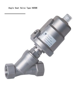 stainless steel angle seat valve Type H 2500