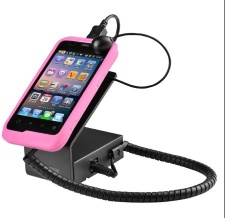 lost prevention mobile phone stands mounting exhibition charging holders