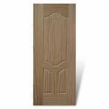 Veneered HDF door skin