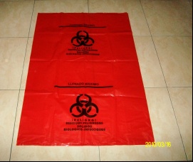 PE biohazard waste bag