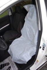 PE disposal car seat cover