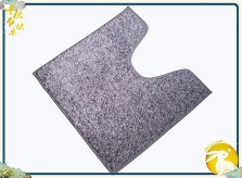 100%polyester closestool U shape  foot mat