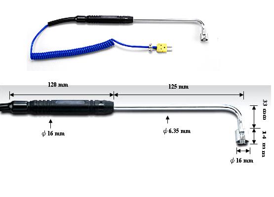 surface thermocouple probe