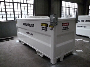 2000L Double Wall Fuel Storage Cube Tank, 110% Bunded Secondary Containment