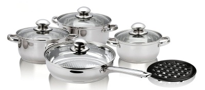 9pcs straight body cookware set
