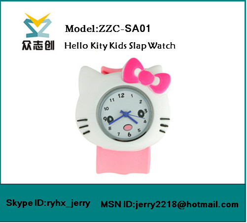 Cute Hello Kitty Kids slap watch