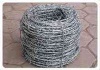 Barbed Iron Wire,Specifications: IOWA type, 2 strands, 4 points. Barbs distance 3-6 inches ( Tolerance +- 1/2" )