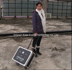 Portable solar energy generator