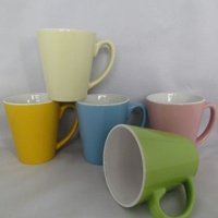 colorful glazed mug