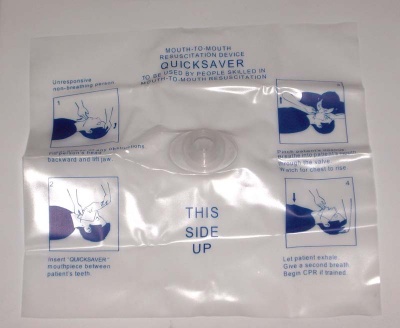 MOUTH TO MOUTH FACE SHIELD