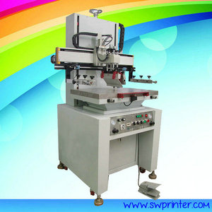 Flat screen printing machine