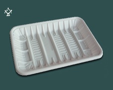 Starch-based food tray