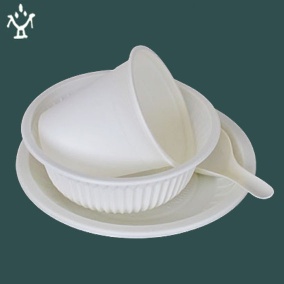 biodegradable cornstarch Tableware Sets 4 in 1