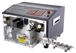 computerized wire stripping and cutting machine