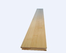 Natural horizontal bamboo flooring