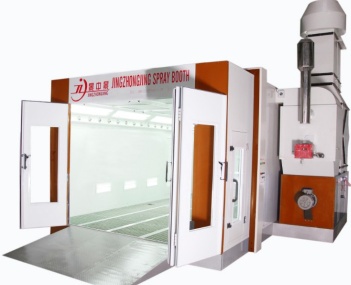 Top level spray booth