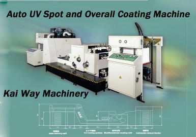 Auto UV Spot and Overall Coating Machine