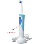Bathroom spy Camera Toothbrush Hidden Camera DVR 16GB