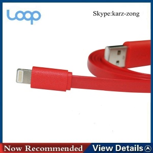 flat noodle usb cable for iphone 5 5s color usb cord