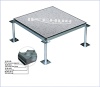 Anti-static steel raised floor panel with edge