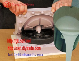 Manual molding silicone rubber for PVC plastic molds