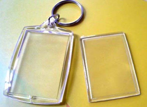 Blank Square Acrylic Keychain