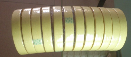 Car painting masking tape for high temperature use