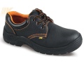 Black Action Leather Steel S1P Safety Shoes