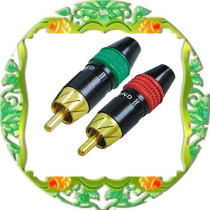 Metal RCA connector