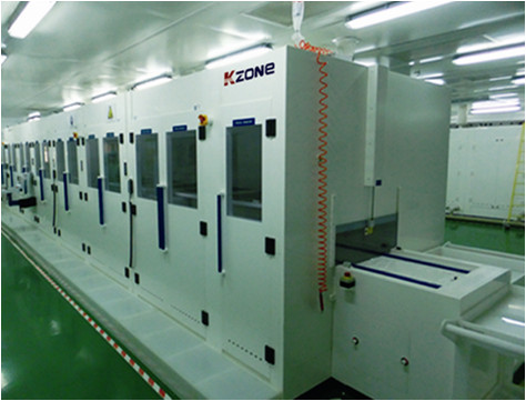 picture of automatic monosilicon wafer acid-texturing rinse machine