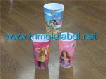 in mold label/IML label for plastic cup