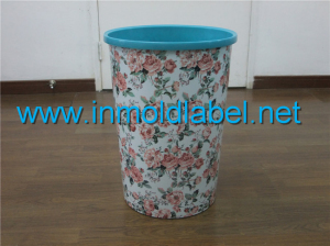 in mold label for plastic pail