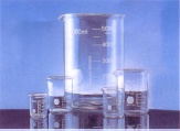 laboratory beakers