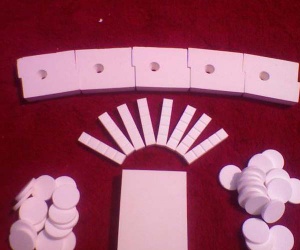 alumina ceramic lining bricks